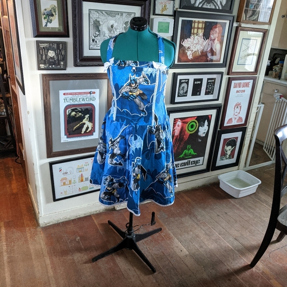 Custom made Batman halter dress - Picture 4 of 4